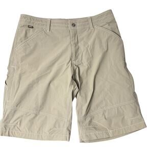 Kuhl Renegade Shorts Mens 36 Brown Hiking Outdoor Trail Cargo Lightweight 12"